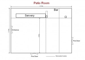 Patio Room dimensions